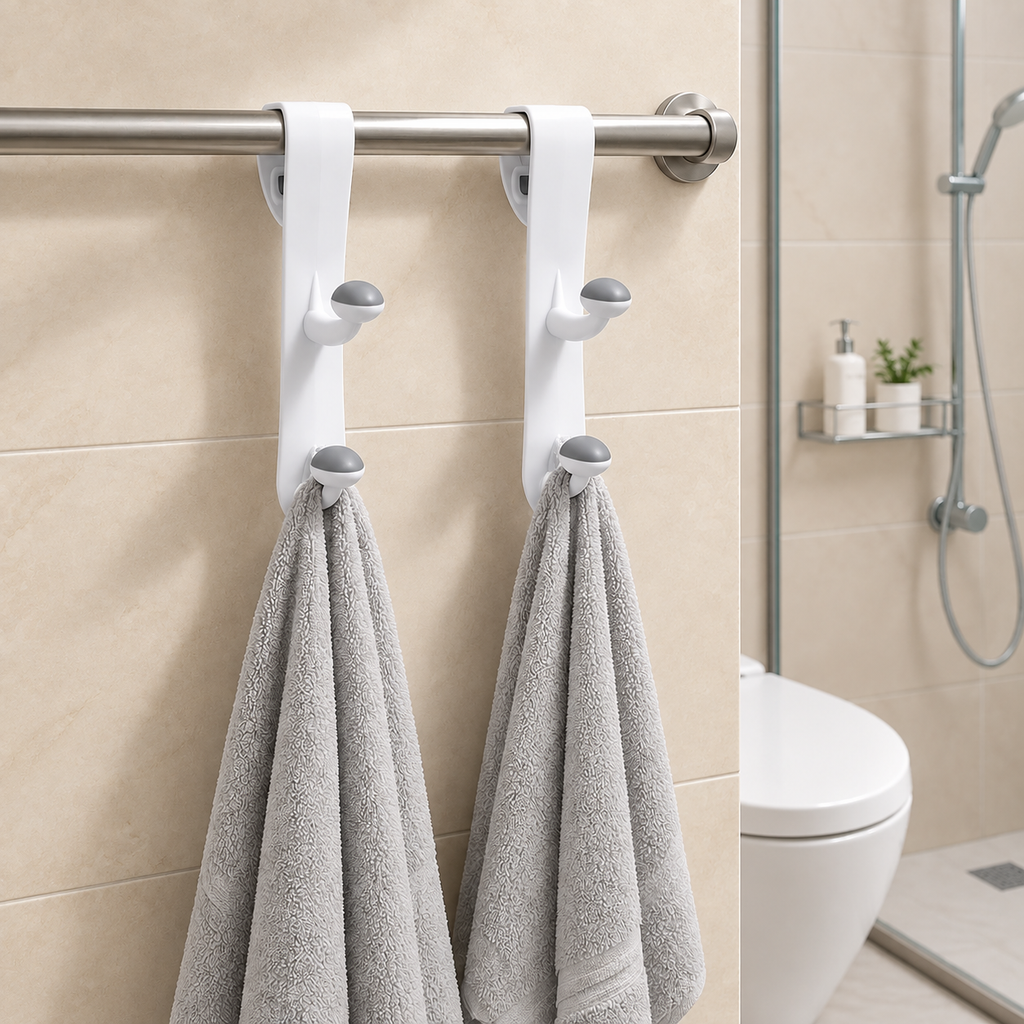 Non-Slip Door Hooks – 2 Pack