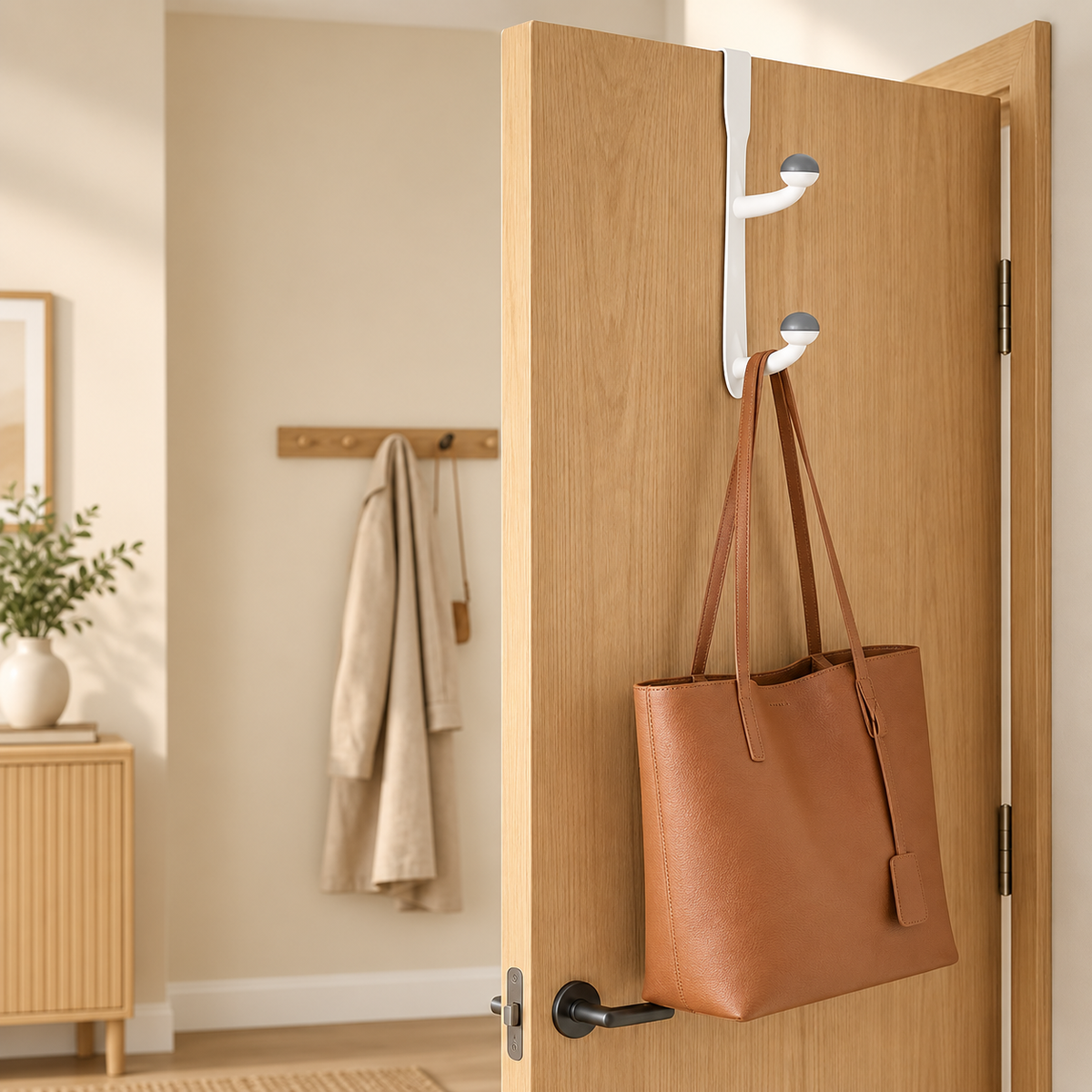 Non-Slip Door Hooks – 2 Pack
