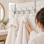 Simplify 10 Hook over-the-door Closet Organizer, Chrome