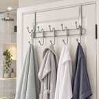 Simplify 10 Hook over-the-door Closet Organizer, Chrome