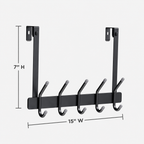 Rubbermaid 5 Double-Hook Over-the-Door Hook Rack