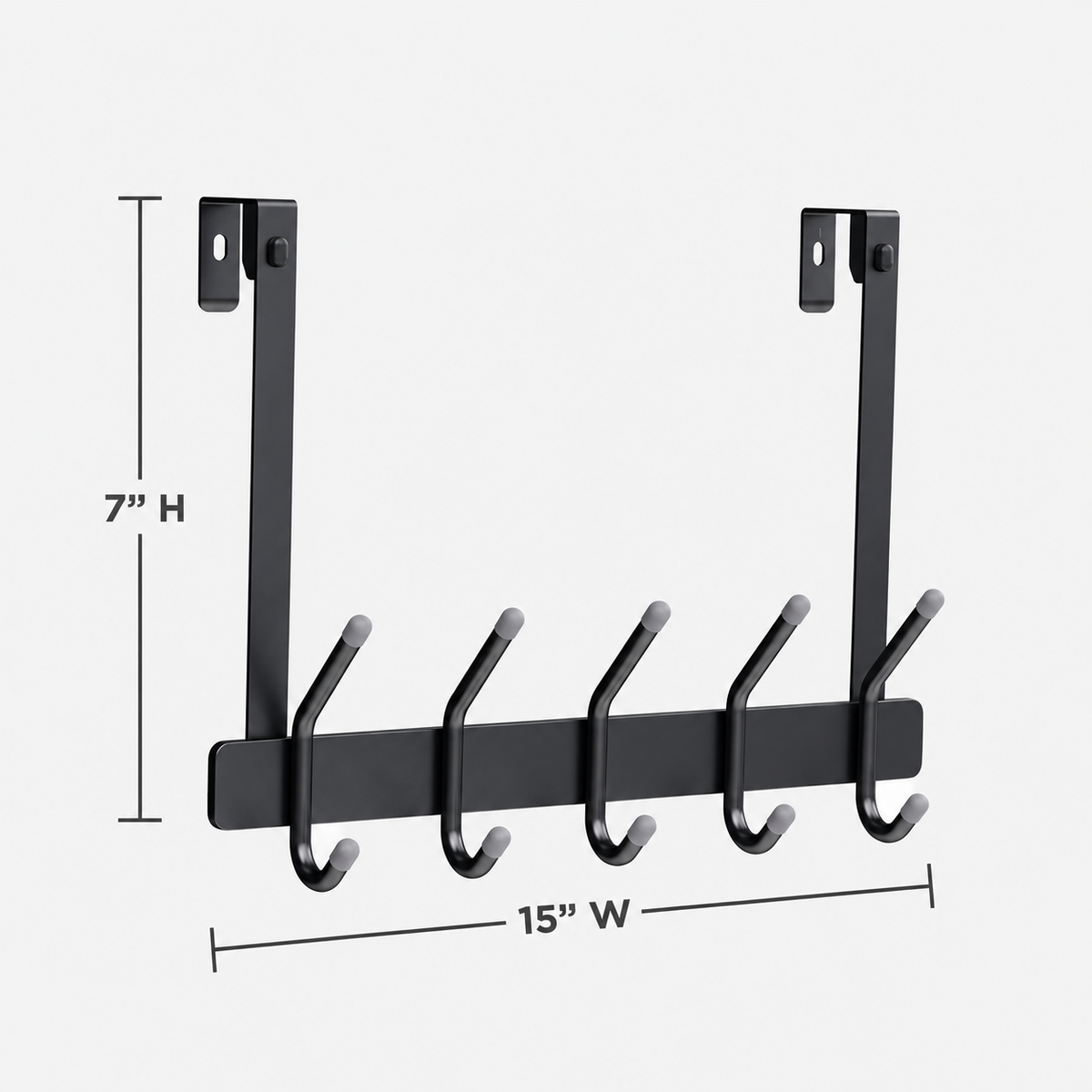 Rubbermaid 5 Double-Hook Over-the-Door Hook Rack