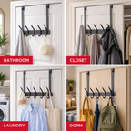 Rubbermaid 5 Double-Hook Over-the-Door Hook Rack